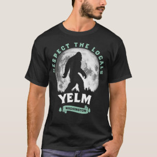 Camiseta Yelm WA Respeita a Lua Cheia