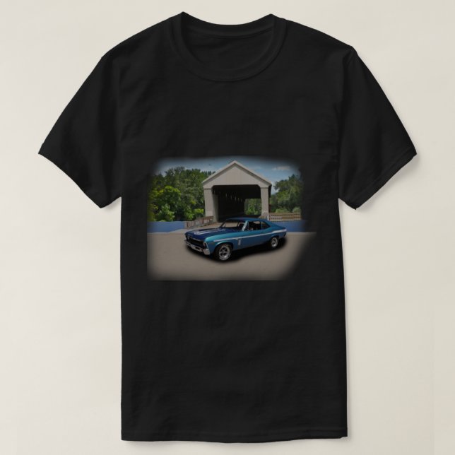 Camiseta Yenko Nova 1969 Chevy Yenko Nova na nossa br cober (Frente do Design)