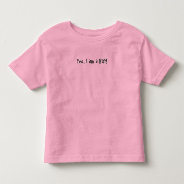 Camiseta Yes, I am a BOY! (Frente)