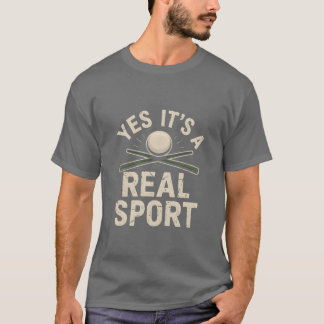 Camiseta Yes Its A Real Sport Snooker gift vintage