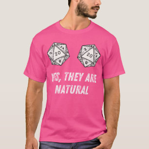 Camiseta Yesheyre Natural D20 20 Dados Divertido Jogo de Ta