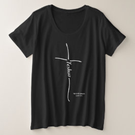 Camiseta Yeshua Cruz Crente Messianico Torá Hebraica