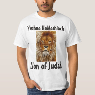 Camiseta Yeshua HaMashiach, LÍON OF JUDAH T shirts