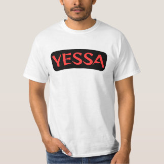 Camiseta Yessa preta e vermelha