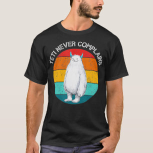 Camiseta Yeti Nunca Reclama Ret Vintage Sasquatch Bigfoot