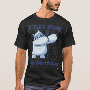 Camiseta Yeti para o meu 7 Birthday Encantado Sétima Cota