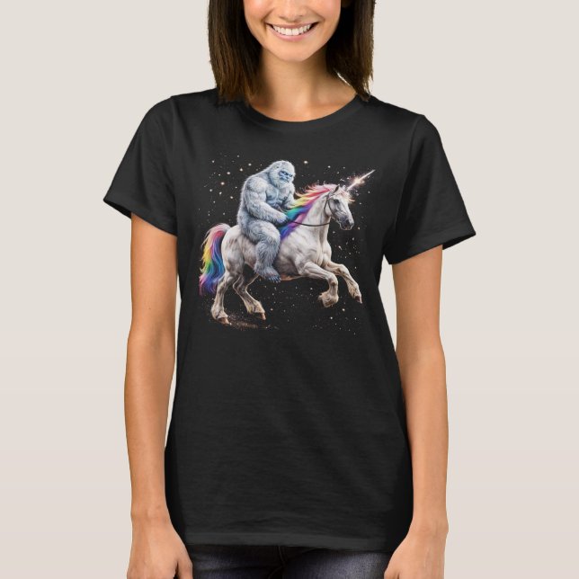 Camiseta Yeti Riding Unciron Sasquatch (Frente)