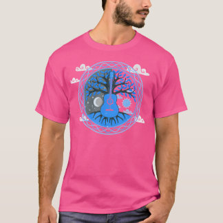 Camiseta Yggdrasil Natureza Árvore Música Da Vida Acústica 