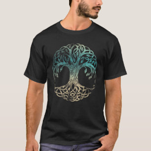 Camiseta Yggdrasil Tree Of Life, Norse Viking Symbol Distri