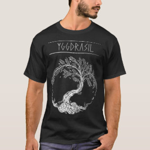 Camiseta Yggdrasil Tree Of Life Viking Valhalla Odin Design