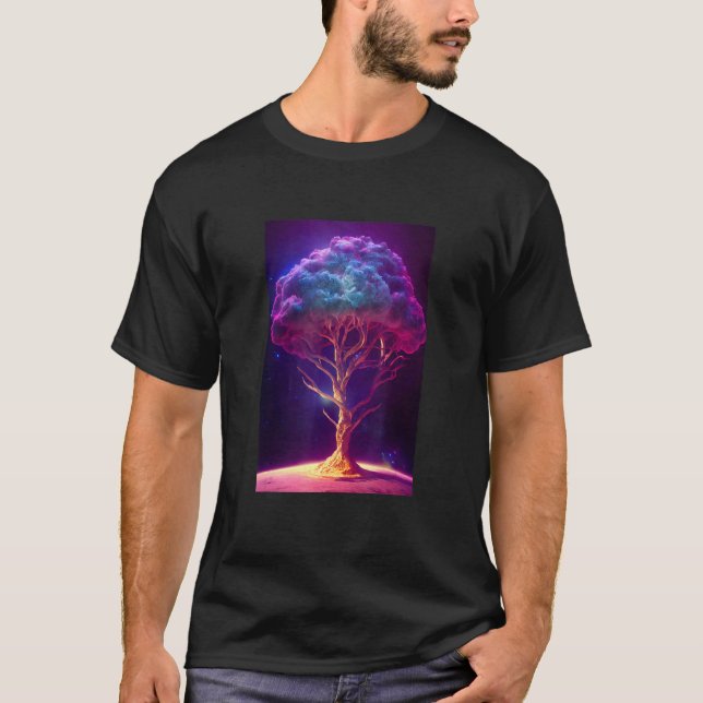 Camiseta Yggdrasil World Tree of Life Viking Celtric Unique (Frente)