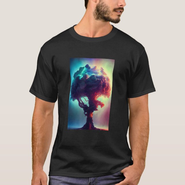 Camiseta Yggdrasil World Tree of Life Viking Celtric Unique (Frente)