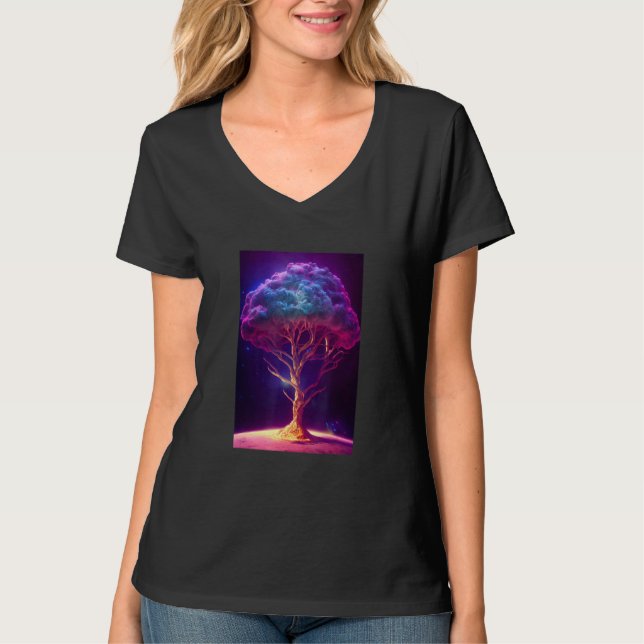 Camiseta Yggdrasil World Tree of Life Viking Celtric Unique (Frente)