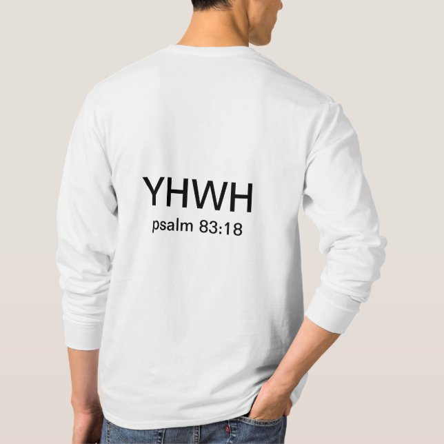 CAMISETA YHWH (Verso)
