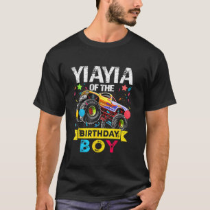 Camiseta Yiayia do Aniversário do Monstro do Aniversário