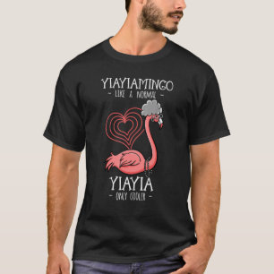 Camiseta Yiayiamingo Yiayia Flamingo Avó avó Gr