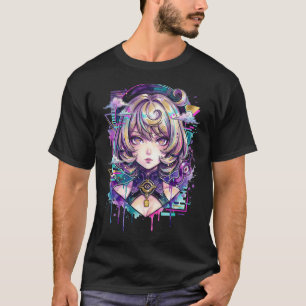 Camiseta Yidhari ZZZ Cabelo Ruivo Giratório Tentáculos Roxo