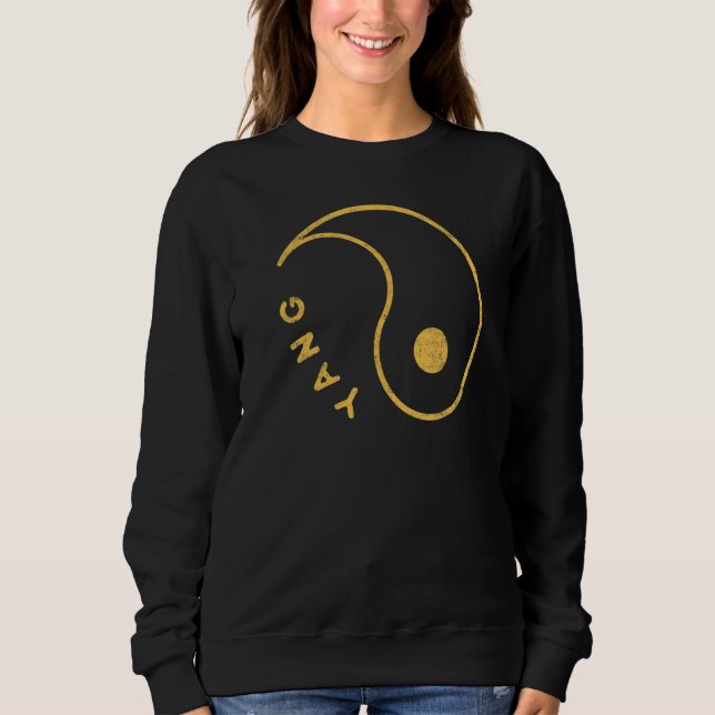 Camiseta Yin E Yang - 2 De 2 - Yang Casal Matching - Bes (Frente)