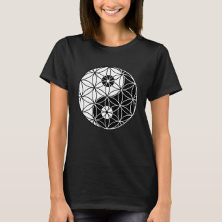 Camiseta Yin e Yang Flor da Vida Tao