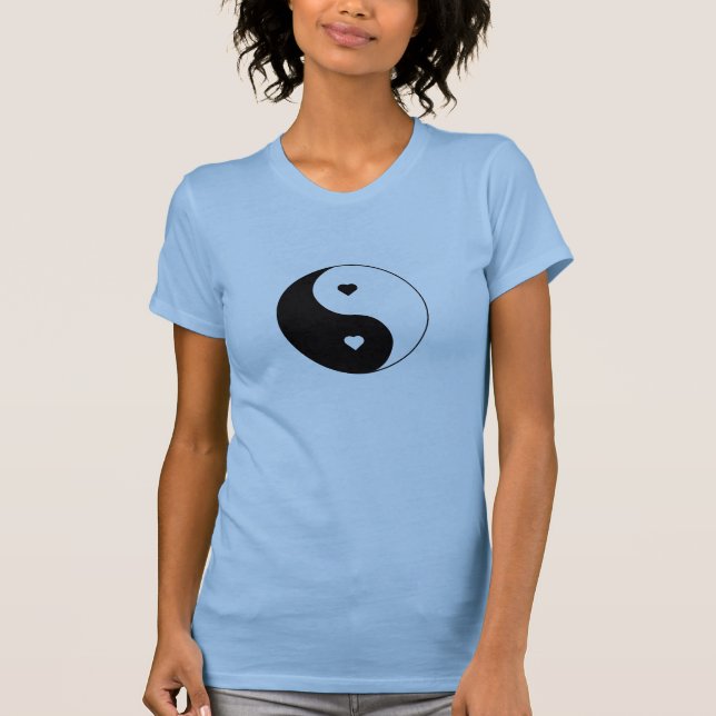 Camiseta Yin e Yang Heart (Frente)