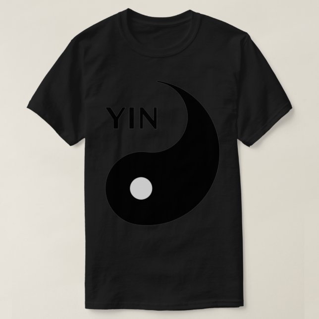 Camiseta Yin procurando por yang, casal correspondente, Nam (Frente do Design)