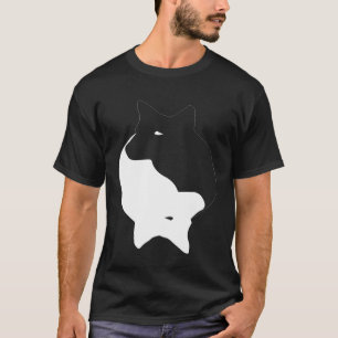 Camiseta Yin Yang Australiano Cattle Dog Heeler Símbolo Zen