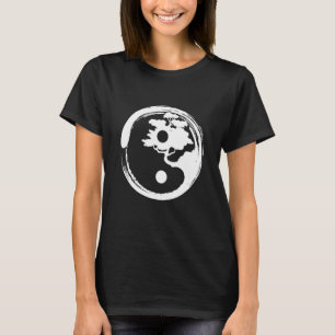 Camiseta Yin Yang Bonsai Plantas Árvore Chinesa Penjing Pen