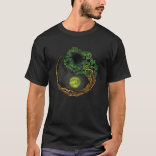 Camiseta Yin Yang Bonsai Tree Japonês Budista Zen