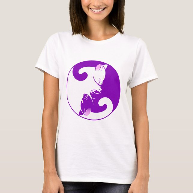 Camiseta Yin Yang Cats (Frente)