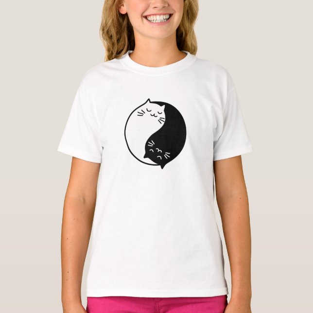 Camiseta Yin Yang Cats (Frente)