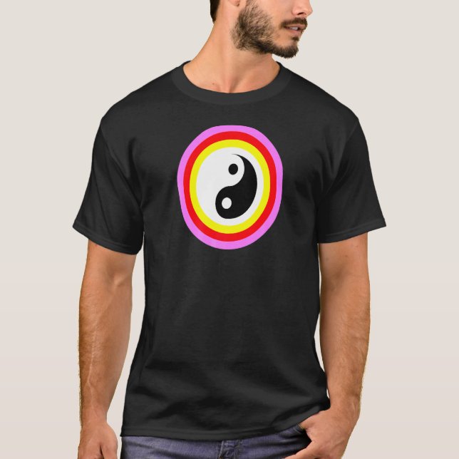 Camiseta Yin Yang Color Block (Frente)