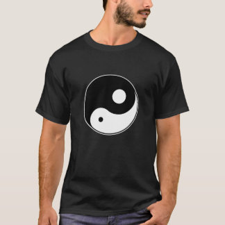 Camiseta YIN-YANG desequilibrado para cores escuras