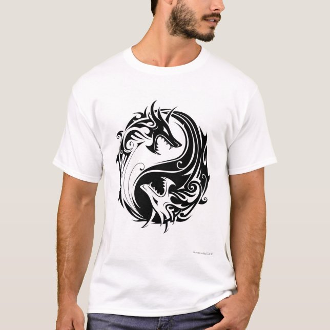 Camiseta Yin Yang Dragon (Frente)