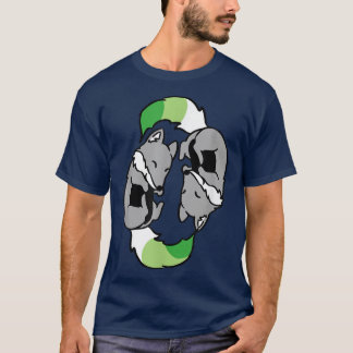 Camiseta Yin Yang Foes Agender Pride