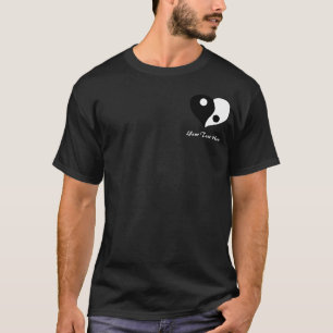 Camiseta Yin Yang Heart (B/W)