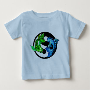 Camiseta Yin-Yang Koi Design