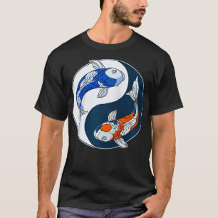 Camiseta Yin Yang Koi Fish Gift