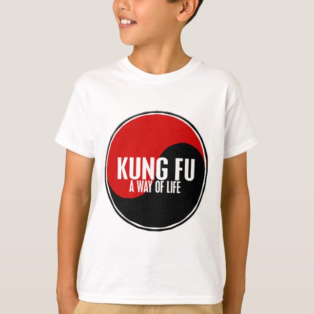 Camiseta Yin Yang Kung Fu 1 (Frente)