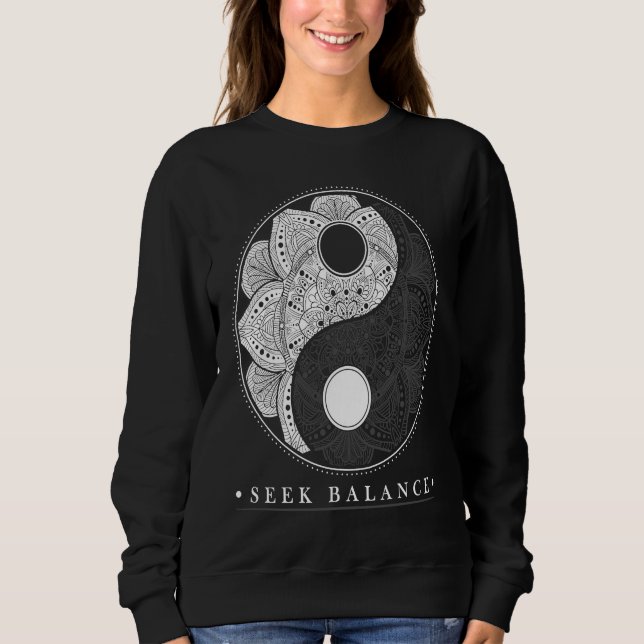 Camiseta Yin Yang Mandala Native American Shamanic (Frente)