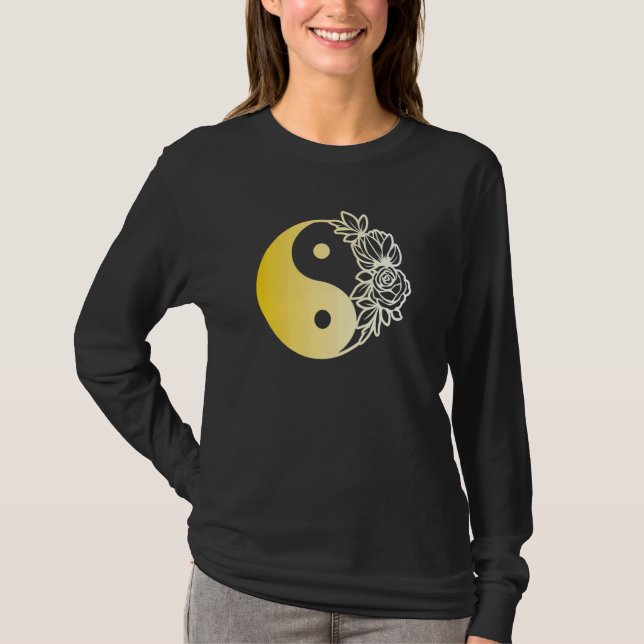 Camiseta Yin Yang Mandala Qi Gong Yoga Tai Chi (Frente)