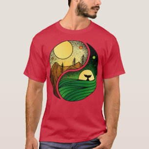 Camiseta Yin Yang Natureza