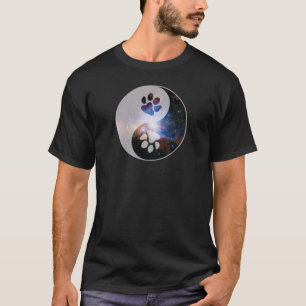 Camiseta Yin Yang Paw Cósmico