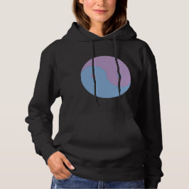 Camiseta Yin Yang Purple e Design da Meditação de Paz Azul
