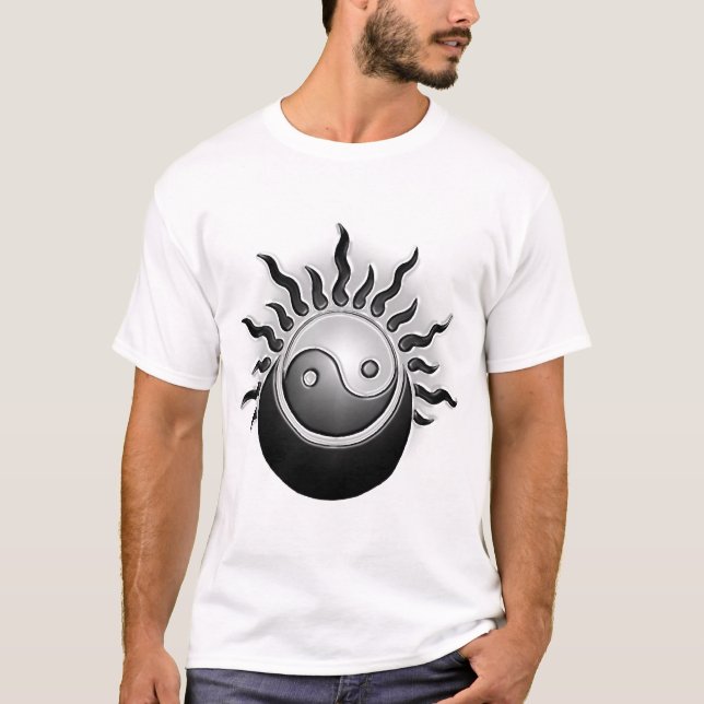Camiseta yin yang relieve (Frente)