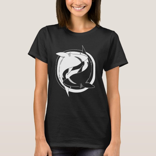 Camiseta Yin Yang Shark (Frente)