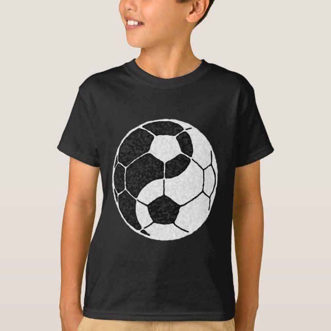 Camiseta Yin Yang Soccer Graphic For Men Women Boys And Gir (Frente)