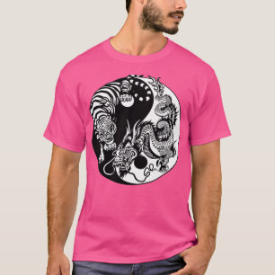 Camiseta Yin Yang Tiger Dragon