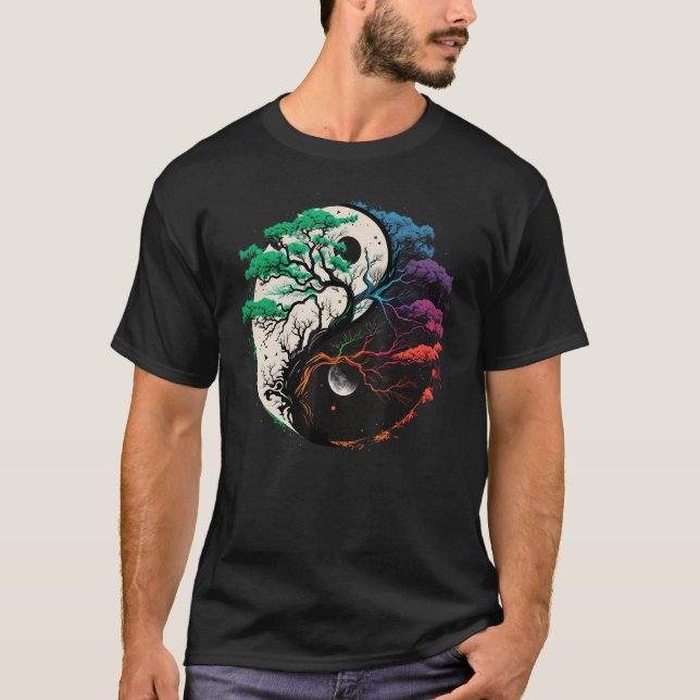 Camiseta Yin Yang Tree of Life (Frente)