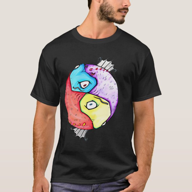 Camiseta Yin-Yang versão pequena (Frente)