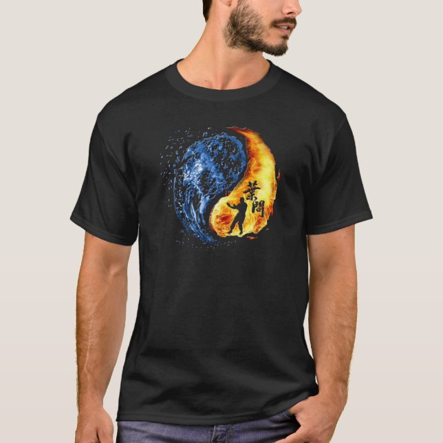 Camiseta Yin Yang (Wing Chun) Ip Man Linage (Frente)
